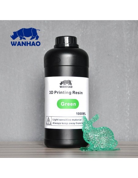 Wanhao 3D-Printer UV Resin - 1000 ml - Verde
