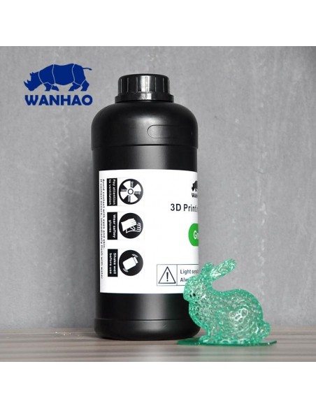 Wanhao 3D-Printer UV Resin - 1000 ml - Verde