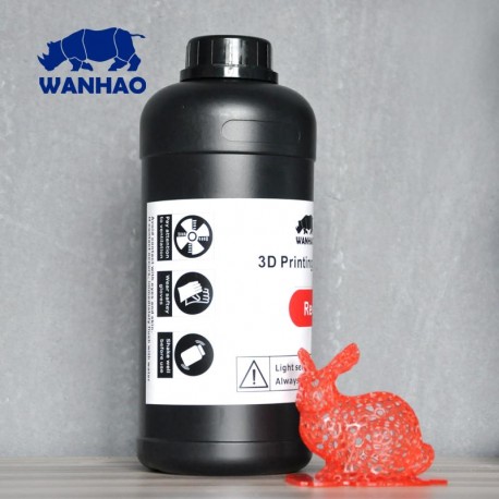 Wanhao 3D-Printer UV Resin - 1000 ml - Rojo